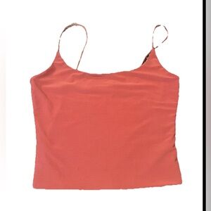 American Threads Spaghetti Strap Top Women's S Pink (0702)